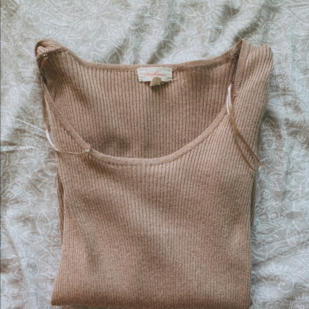 beige long sleeve